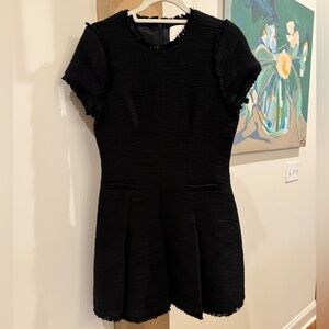 Cinq a sept black boucle dress. Size 6. Worn once